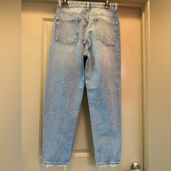 Zara Distressed Relaxed Jeans size 8 NWOT - Picture 6 of 12